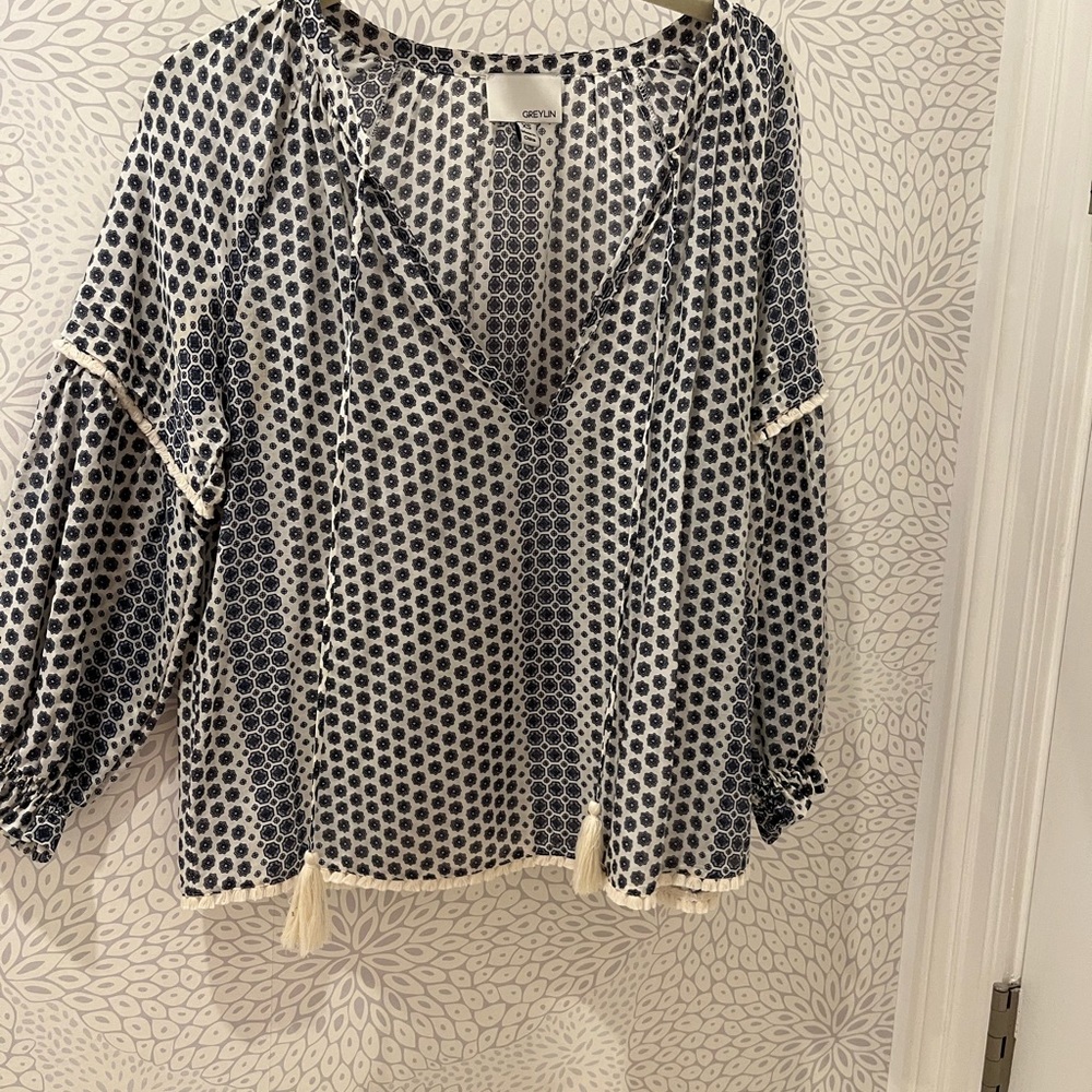 Greylin Long sleeve blouse xs